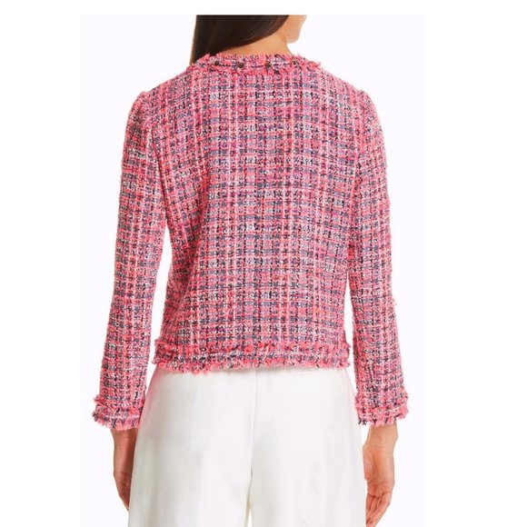 NWT Kate Spade Stud Trim Tweed Jacket - Picture 5 of 12